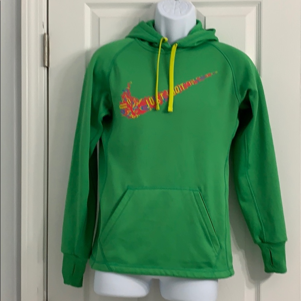 Nike green hoodie unisex